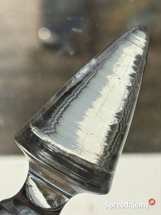 Korek ze szkła bezbarwnego do karafki Mielec