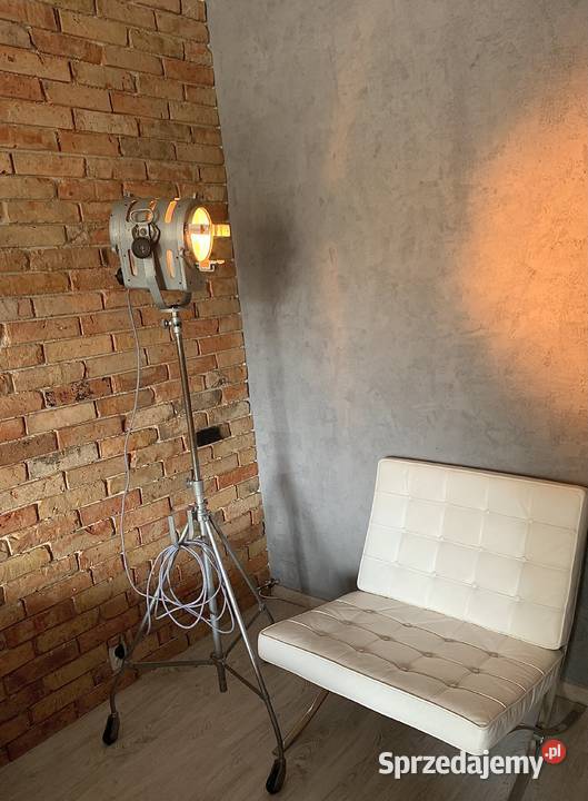 Stara lampa teatralna 1963r PRL Vintage Spoty i reflektory Poznań