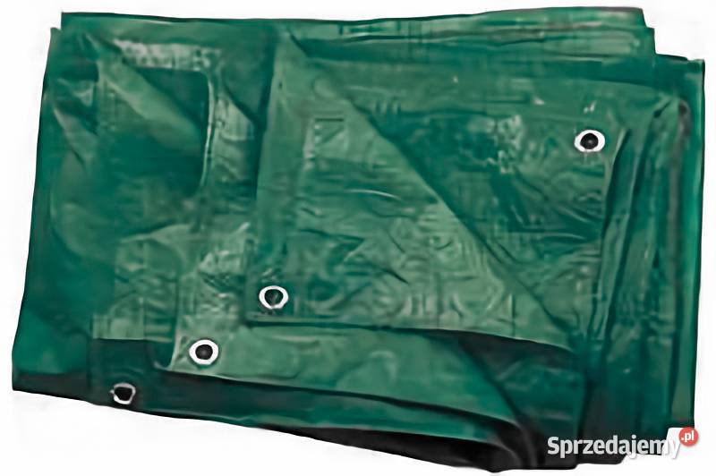 Plandeka ochronna 6x12m zielona mocna AJJ Warszawa sprzedam