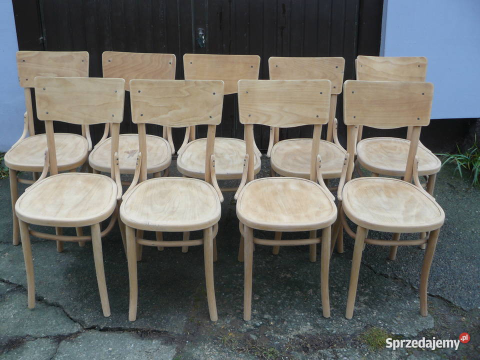 Stare krzesła gięte sygnowane Bondyrz Antyki małopolskie Nowy Sącz sprzedam