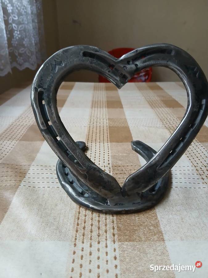 Serce z podków prezent na walentynki dzień Grzymalin