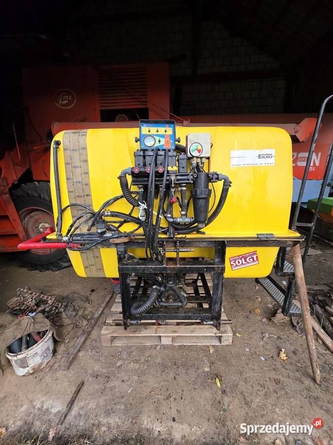 Opryskiwacz zawieszany 1000l Ekko hydraulicznie lubelskie Turobin