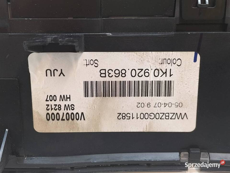 LICZNIK 1K0920863B 19 TDI VW Volkswagen Golf V