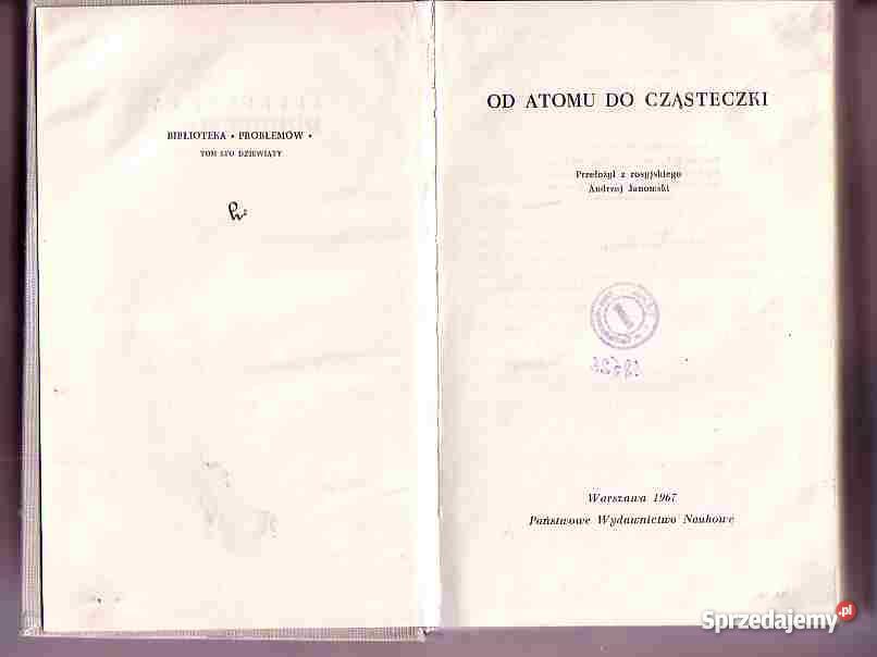 2380 ATOMU DO CZĄSTECZEK ZBIOROWA