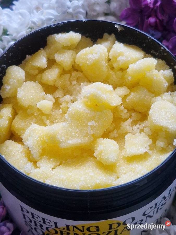 Wegański cukrowy peeling mango do ciała