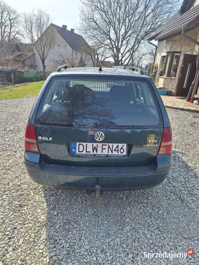 Vw Golf 4x4 4motion nieuszkodzony Ząbkowice Śląskie sprzedam