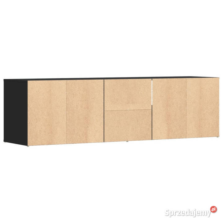 Szafka narożna czarna 160x40x45 materiał Warszawa