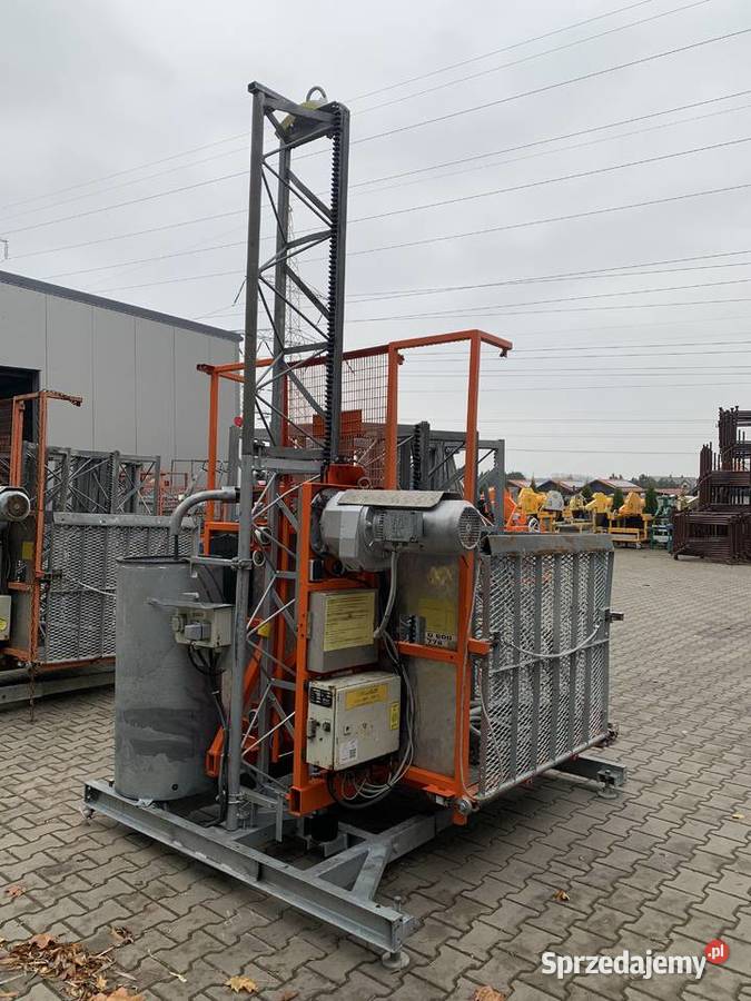 Winda budowlana BOCKER ZL 600B wciągarka koszowa Ślesin