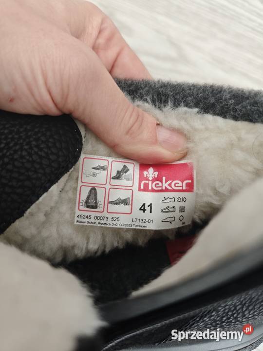 Botki firmy Rieker zachodniopomorskie Złocieniec