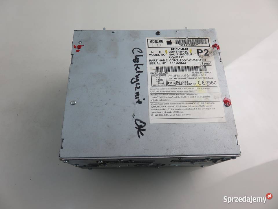 RADIO INFINITI M Y51 259151MF2C