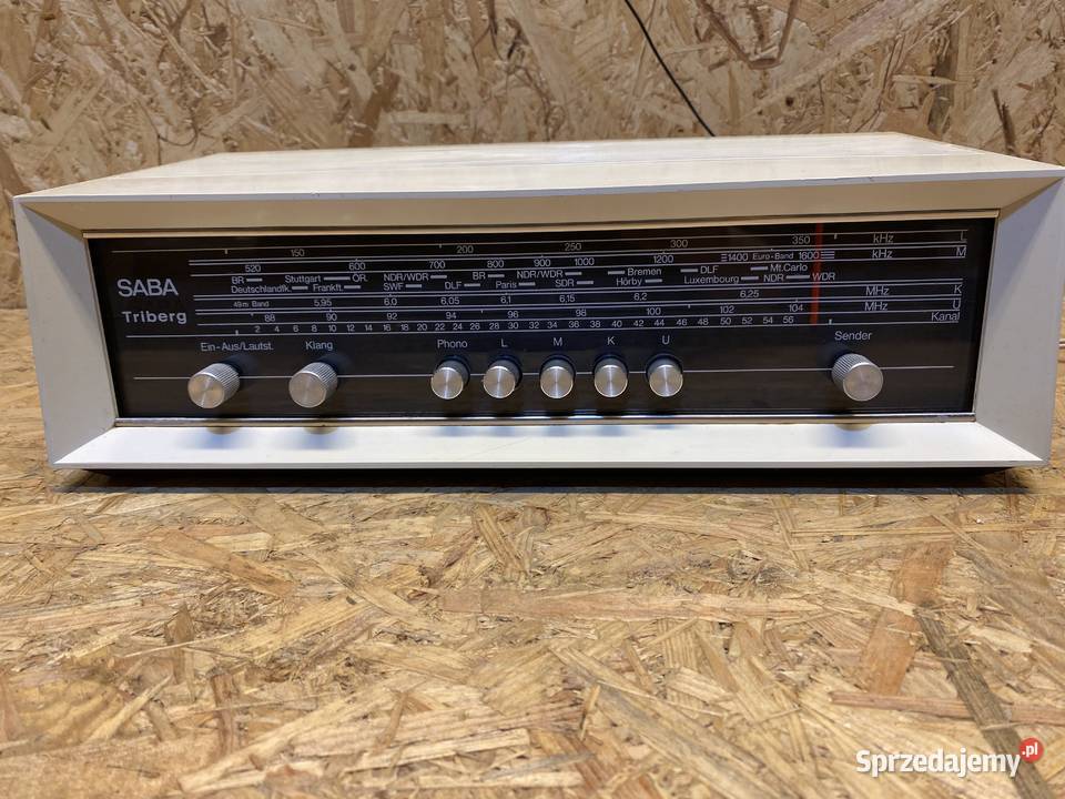 Radio amplituner Saba Tiberg film pokazowy Gałkowice-Ocin