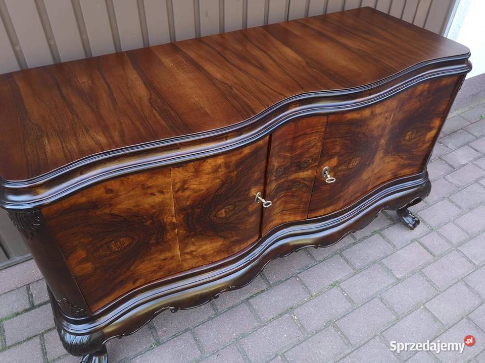 Komoda Ludwik Chippendale Orzech Niska 130 Swarzędz