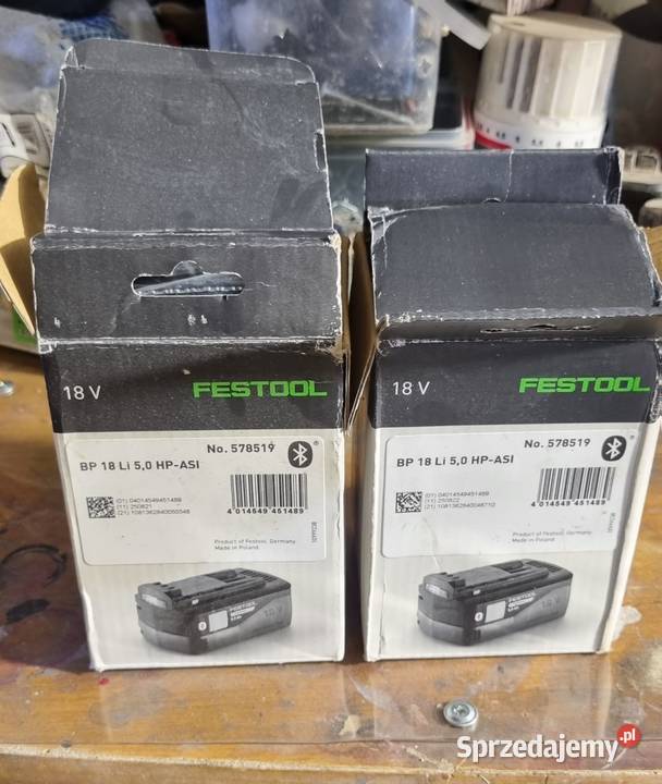 Nowe baterie Festool 50 Baterie i akumulatory mazowieckie Warszawa