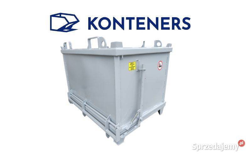 Kontener z otwieranym dnem 1000 L na widły Rzeszów