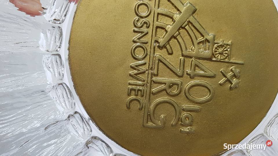 Okolicznościowa patera duży talerz Cora ZRG Porcelana i szkło Dąbrowa Górnicza