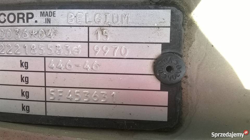 Volvo S60 V70 S80 Plastik Uszczelka Korek Szadek