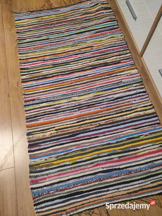 Nowy bawełniany chodnik rękodzieło 140x74