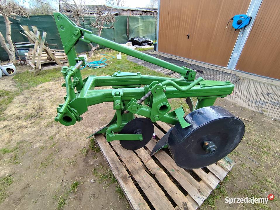 Pług zagonowy 2 skibowy Unia Grudziądz stan Braniewo