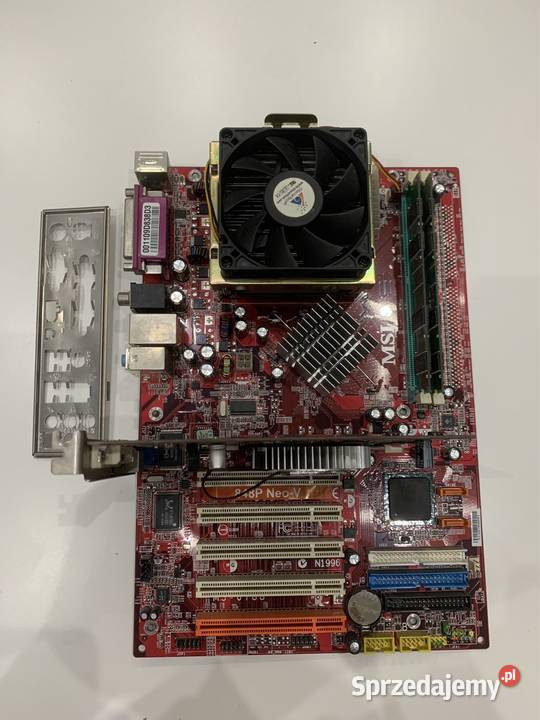 Plyta główna msi 848p neov celeron d ati9550 1gb Dąbrowa Górnicza
