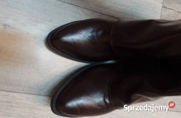 3940 Brązowe czekoladowe Kozaki kowbojki Kraków