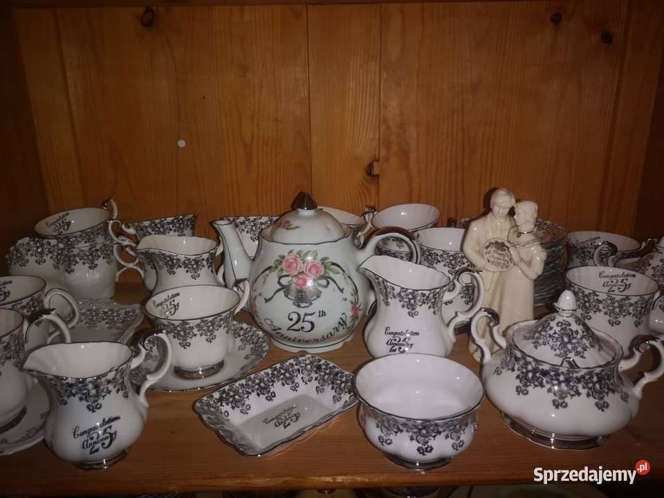 FiliżankaRoyal Albert Srebrne Wesele Gdańsk