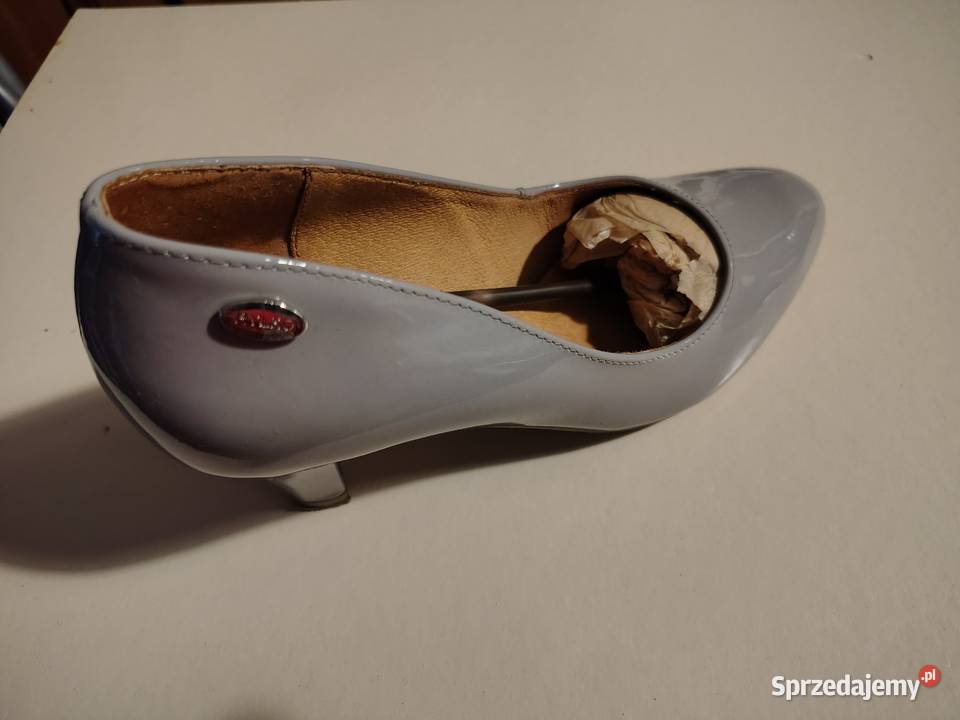 Szpilki obcasy szare gołębie Ryłko 35 Warszawa sprzedam