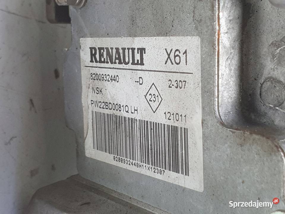 Renault Kangoo II WSPOMAGANIE ELEKTRYCZNE osobowe Chełm