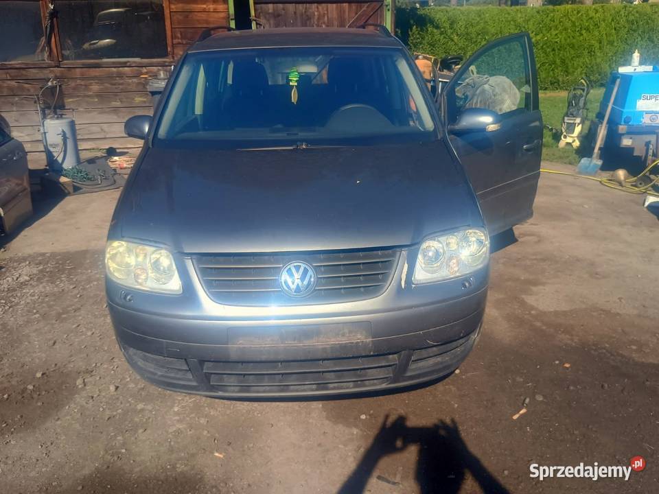 VW Touran 1 Maska Zderzak Lampy Błotnik Lampy