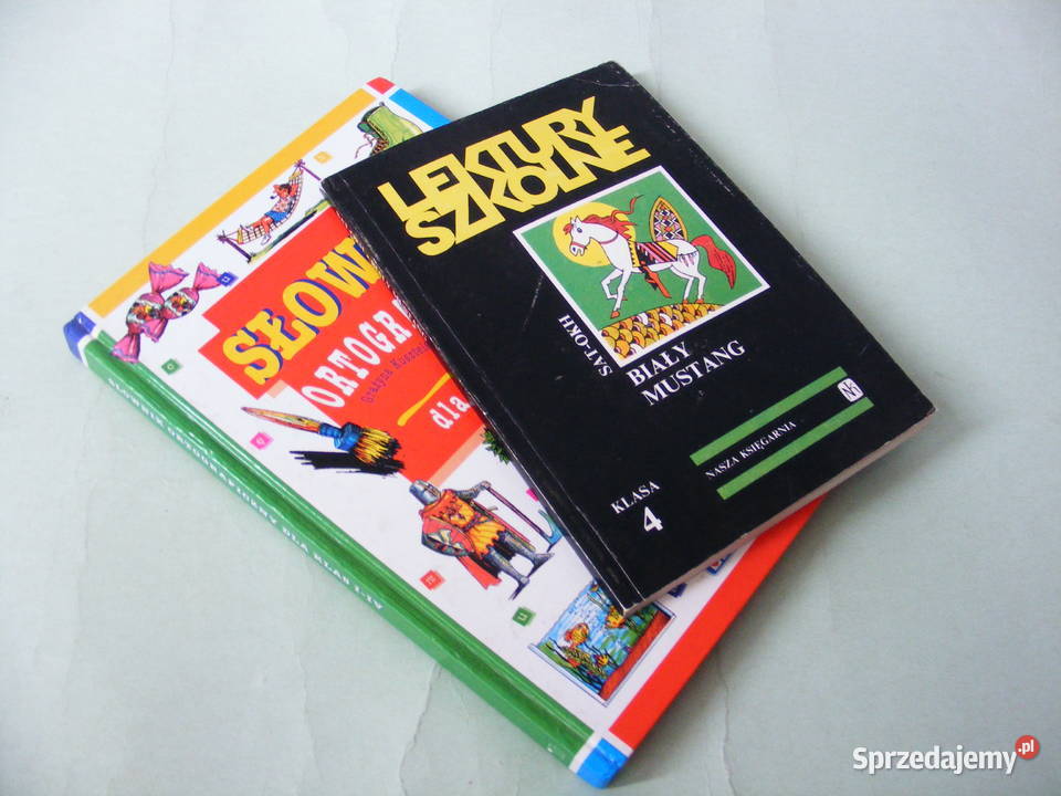 Biały mustang Sat Okh Słownik ortograficzny kl 1