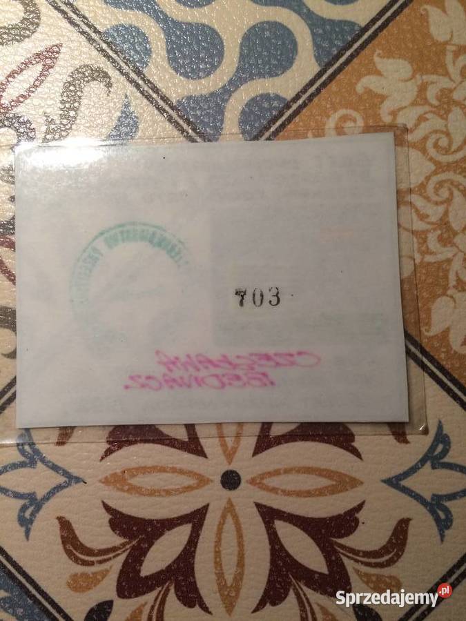 1175 Bilet Firmowy Do Przejazdu Środkami zachodniopomorskie Szczecin sprzedam