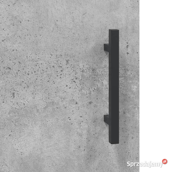 Szafka szarość betonu 345x34x90 materiał