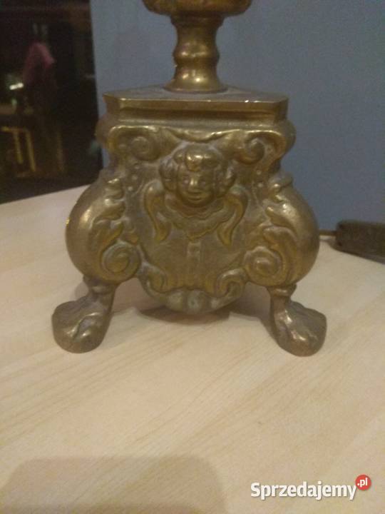 Stara lampa mosiężna Szczecin