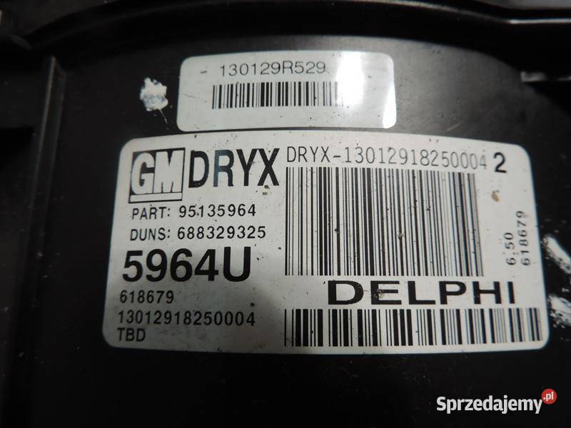 NAGRZEWNICA DMUCHAWA EUROPA OPEL MOKKA 95135064 osobowe