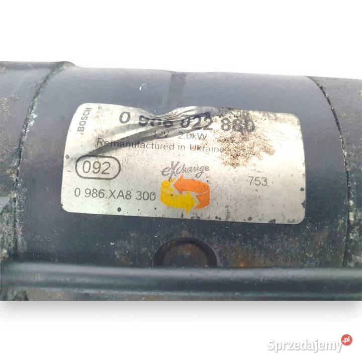 ROZRUSZNIK BMW X5 E53 30d 218 306D2 0986022880 osobowe
