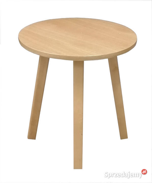 STÓŁ 3 NOGI OKRĄGŁY 70 STOLIK ŁAWA RÓŻNE KOLORY Tołkiny