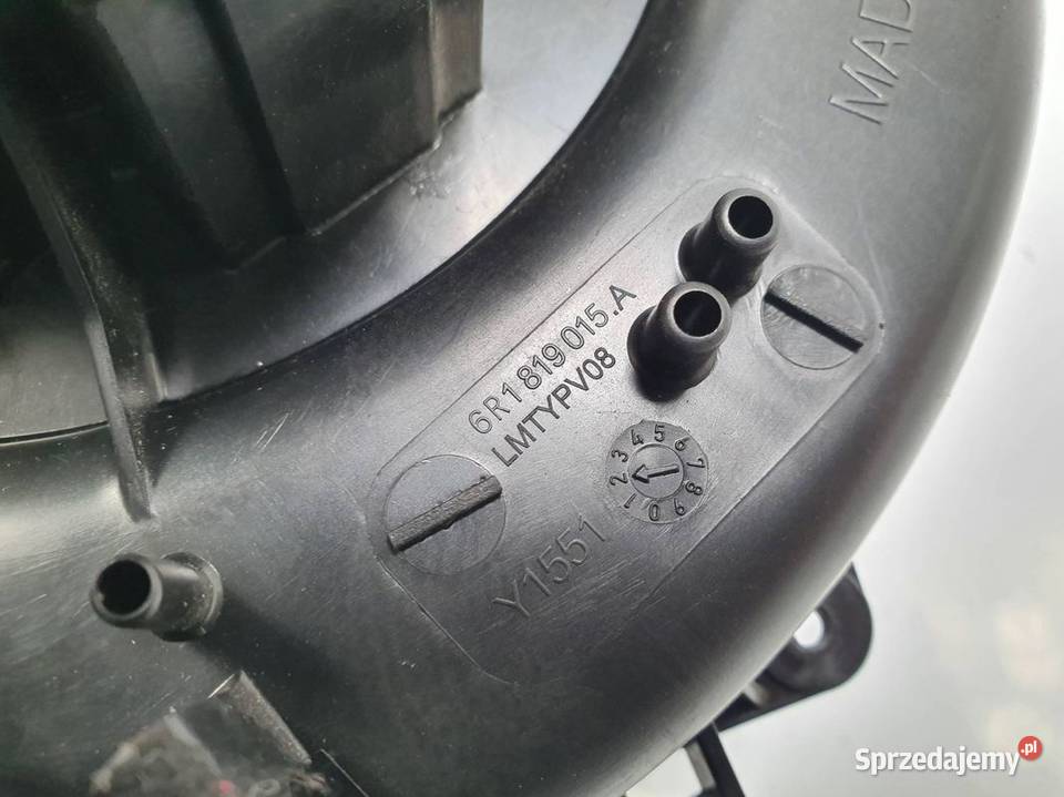 WENTYLATOR KABINOWY SKODA FABIA III 6R1819015A Lipno