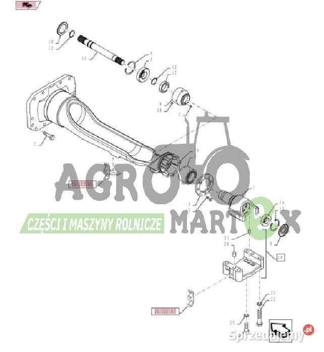 48168976 82037880 NAKRĘTKA M55 CNH Wichrów