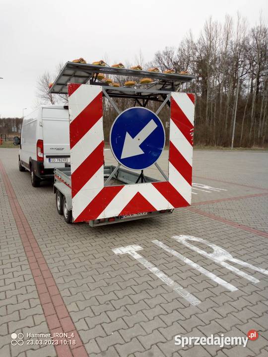 Wynajem przyczep zamykających drogowych U26 Kwidzyn