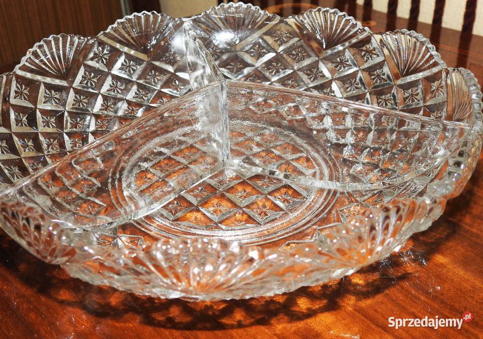 Salaterka szklana w stylu PRL 24 Przemyśl sprzedam