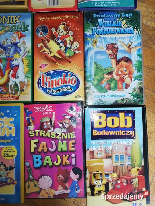 Kasety VHS 12 sztuk Tanio Warszawa