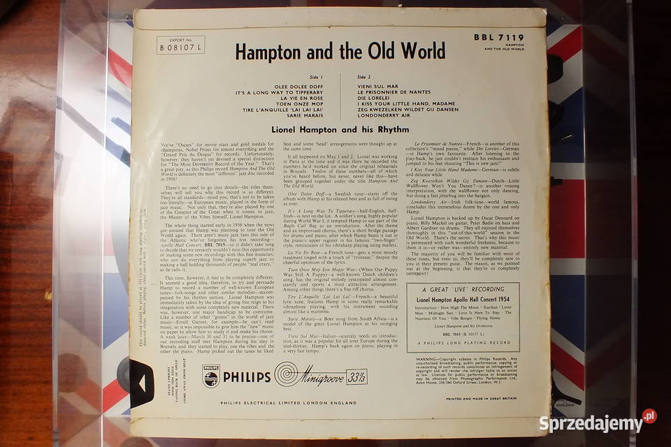 Winyl Lionel Hampton And His Rhytm