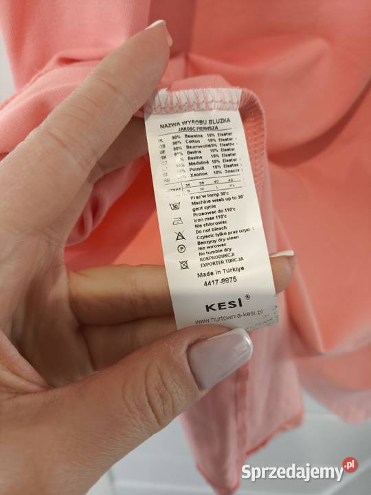 Bluzka damska tunika z kieszeniami Kesi rozmiar Poznań