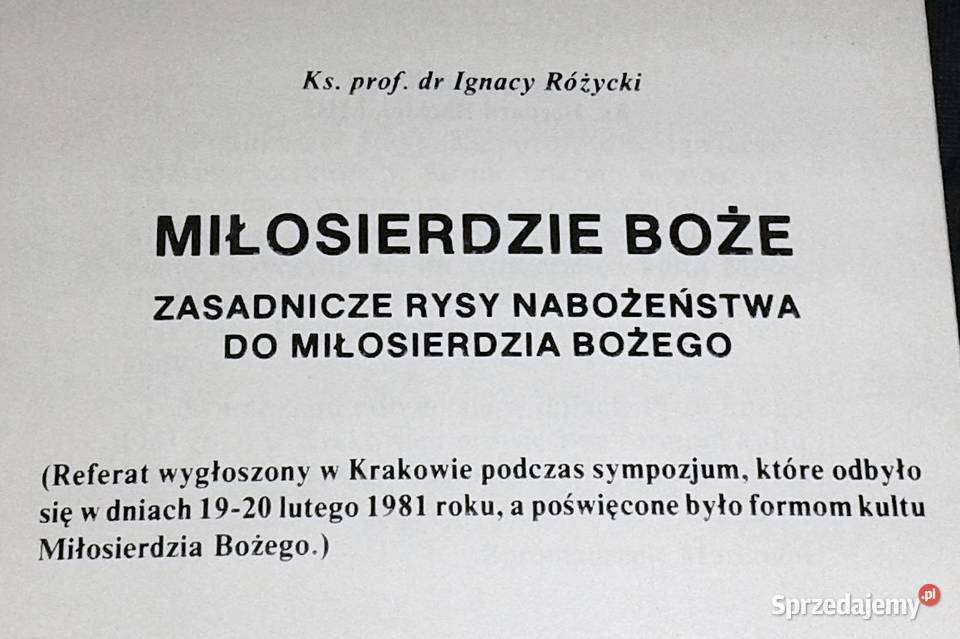 Miłosierdzie Boże Zasadnicze rysy Nabożeństwa MB Chełm