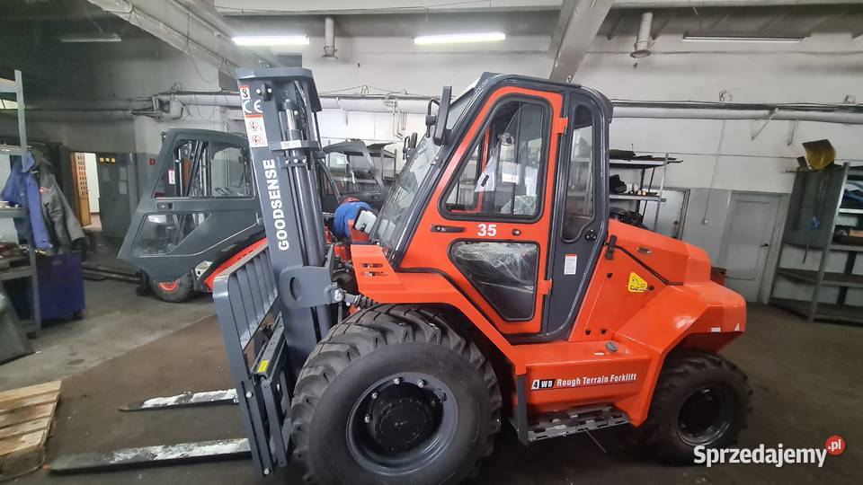 Terenowy wózek widłowy 4X4 prześwit 350mm warmińsko-mazurskie Elbląg