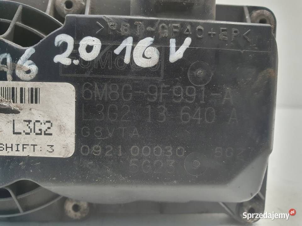 Mazda 6 20 16V PRZEPUSTNICA 6M8G9F991A Przepustnice Janów