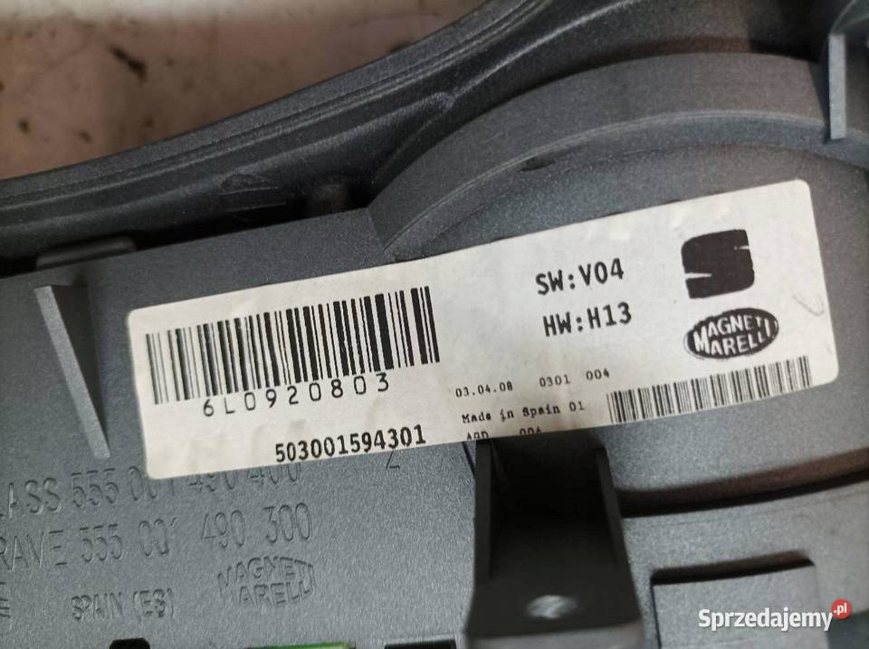 LICZNIK EU 6L0920803 14 B Seat Ibiza III