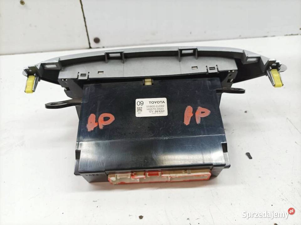 PANEL NAWIEWU 559002J092 Toyota Previa II Panele sterowania, przełączniki świętokrzyskie