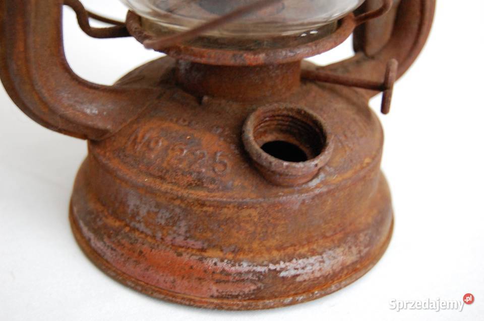 Stara zardzewiała lampa naftowa Feuerhand 225 II Pozostałe Lublin