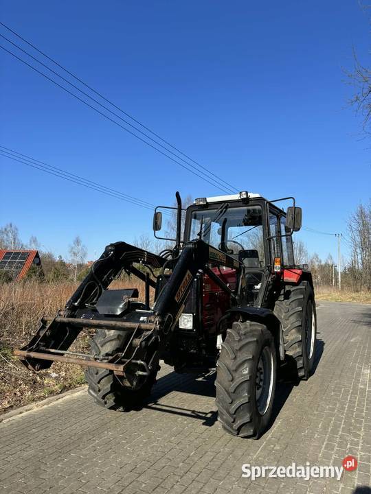 Belarus 820 z Ładowaczem Stoll z Niemiec Pasłęk