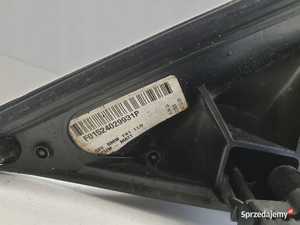 BMW F01 F02 LUSTERKO PRAWE 3 piny EUROPA A52 Lusterka zewnętrzne